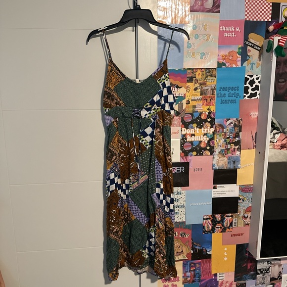 Maxi patchwork dress - Picture 1 of 3